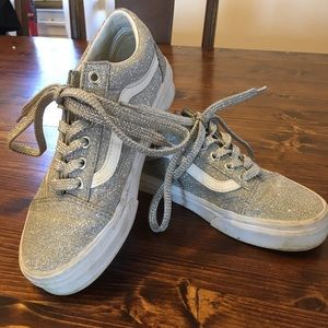 Completely glitter Vans! Size 6.5